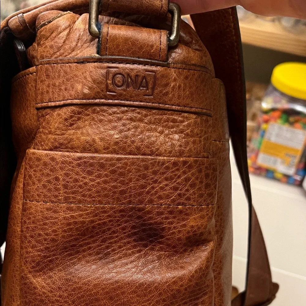Classic Brown Leather Camera Bag